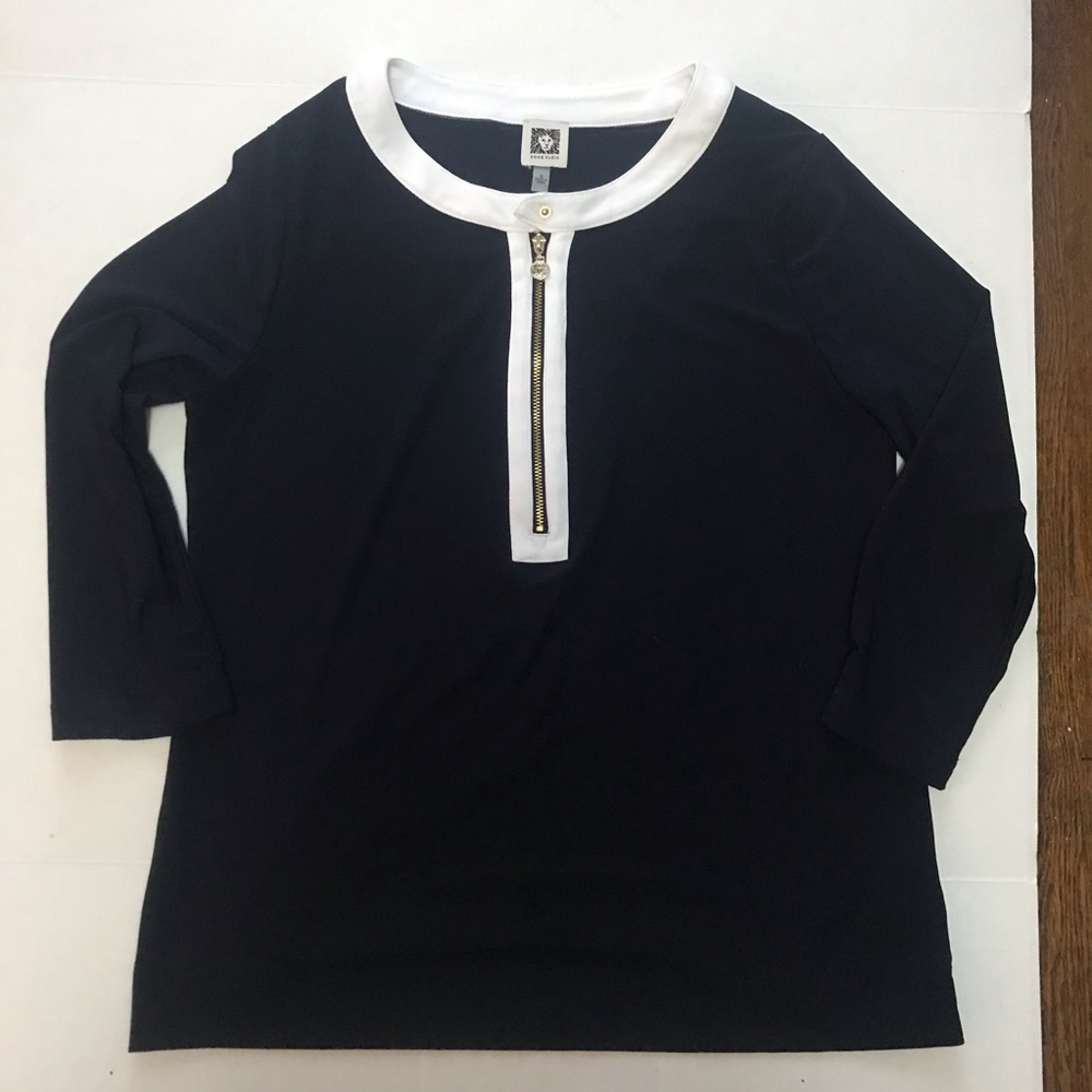 Anne Klein Blouse Navy